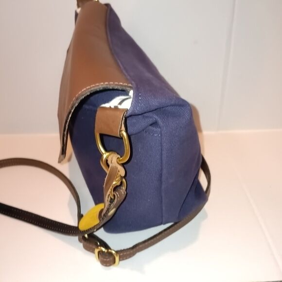 R RIVETER Handbag Lot Of 2-Hopper Crossbody-Hobby Flap-Magnetic Close-Brass Zip - Picture 6 of 16